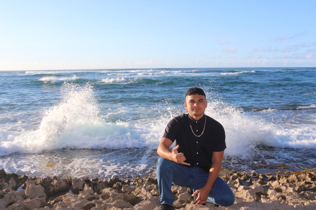 Aukai Kaai outdoors beside the ocean in Hawai‘i